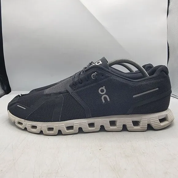 On Cloud 5 Mens 11 Black Athletic Shoes Running Walking Comfort Casual Outdoors