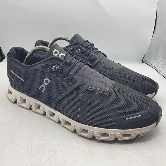 On Cloud 5 Mens 11 Black Athletic Shoes Running Walking Comfort Casual Outdoors