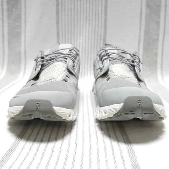 ON CLOUD Cloud 5 Terry Running Shoe Mens 9.5 Glacier Lunar Grey Workout Sneakers