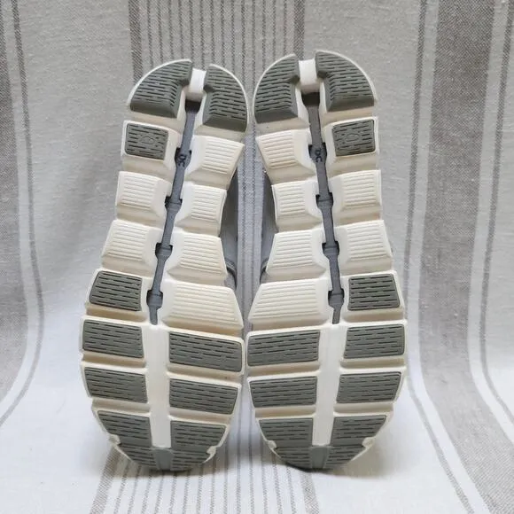 ON CLOUD Cloud 5 Terry Running Shoe Mens 9.5 Glacier Lunar Grey Workout Sneakers