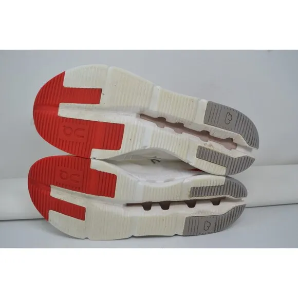 On Cloudnova‎ Form White Red 26.98485 Men's Running Sz 13 Shoes Training Sneaker