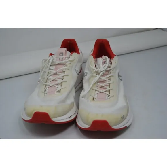 On Cloudnova‎ Form White Red 26.98485 Men's Running Sz 13 Shoes Training Sneaker