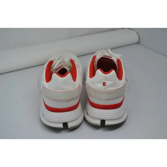 On Cloudnova‎ Form White Red 26.98485 Men's Running Sz 13 Shoes Training Sneaker