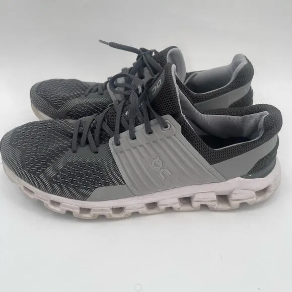 ON Cloudswift Running Shoes Men's Size 10 Gray Swiss Comfort Athletic Athleisure