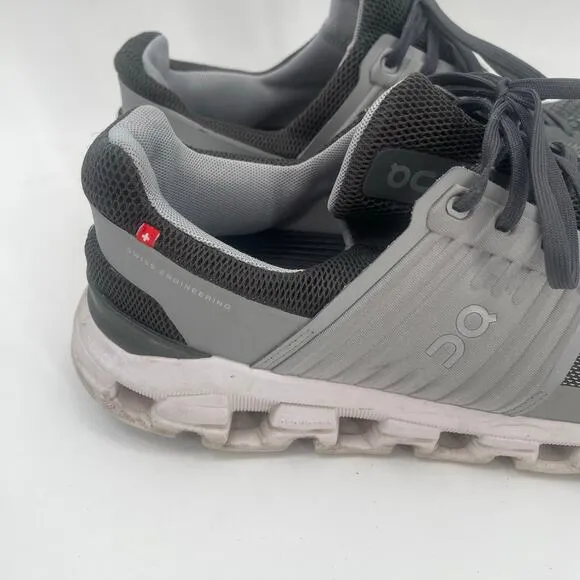 ON Cloudswift Running Shoes Men's Size 10 Gray Swiss Comfort Athletic Athleisure