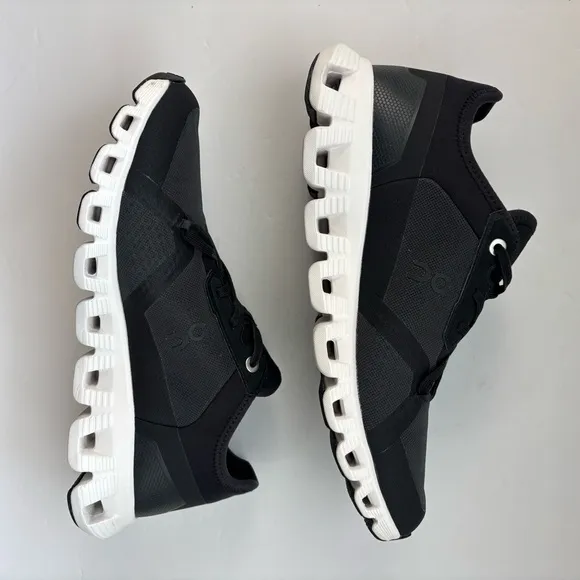 ON Running Cloud X 3 AD - Women's Sneakers Black Sport Shoes Size 8