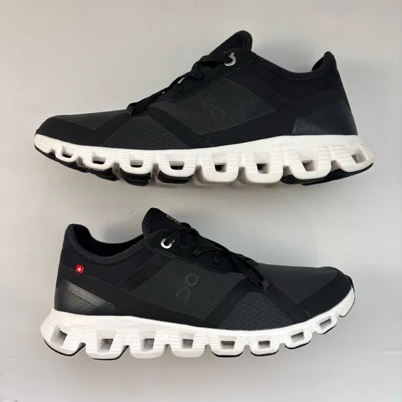 ON Running Cloud X 3 AD - Women's Sneakers Black Sport Shoes Size 8