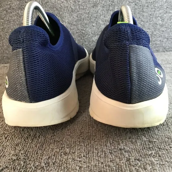 Oofos 00mg Mesh Navy Blue Casual Comfort Shoes Sneakers Size 12 Stretch Pull On