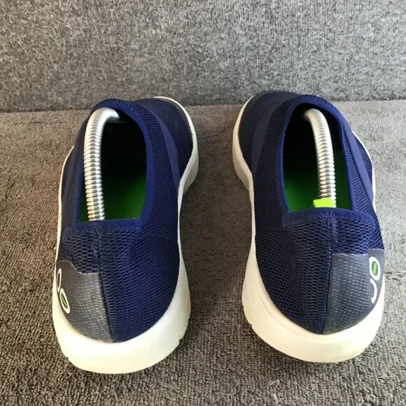 Oofos 00mg Mesh Navy Blue Casual Comfort Shoes Sneakers Size 12 Stretch Pull On