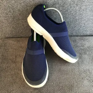 Oofos 00mg Mesh Navy Blue Casual Comfort Shoes Sneakers Size 12 Stretch Pull On