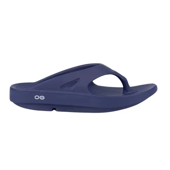 OOFOS Men's Navy Blue MEN'S Ooriginal Flip Flop Recovery Comfort Sandals 10 NEW