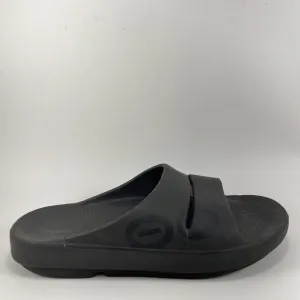 Oofos Ooahh Comfort Slide Mens Size 9, Womens Size 11 Black Recovery Sandals