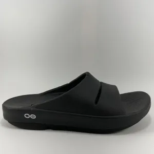 Oofos Ooahh Comfort Slide Womens Size 9, Mens Size 7 Black Recovery Sandals