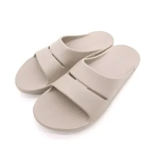 Oofos Ooahh (Mens Size 12) Slip On Comfort Slides‎ Recovery Sandals Tan