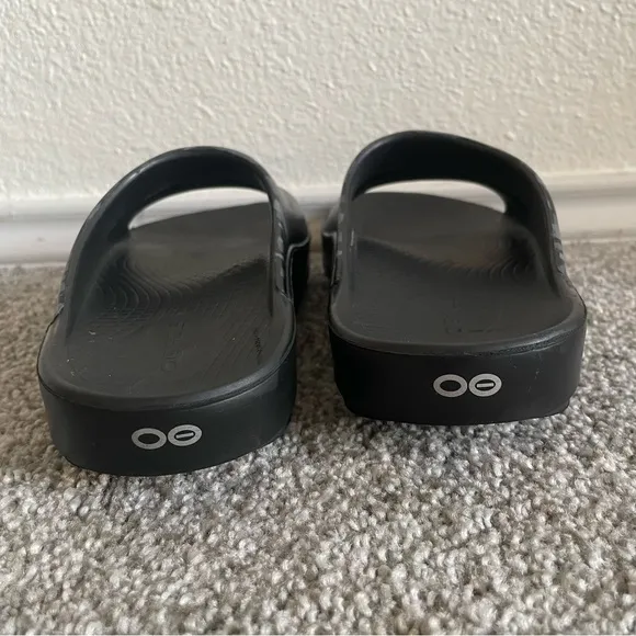 OOFOS OOahh Recovery Slides Sandals Womens 8 Mens 6 Camo Sport Flex Comfort