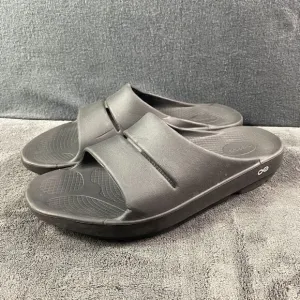 OOFOS OOahh Recovery Slides Sport Comfort Sandals Black Men’s Size 12 Women's 14