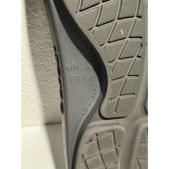 OOFOS OOahh Recovery Slip On Sandals Unisex Mens Sz 11 Womens Sz 13 Gray GUC