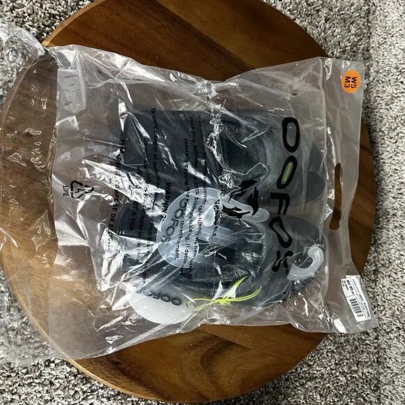 Oofos Ooahh Sport Flex Womens Size 5 Recovery Slides Sandals Camo Gray Black