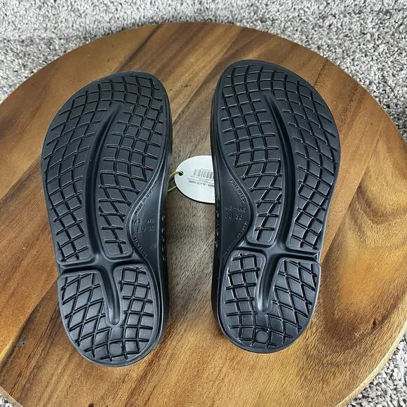 Oofos Ooahh Sport Flex Womens Size 5 Recovery Slides Sandals Camo Gray Black
