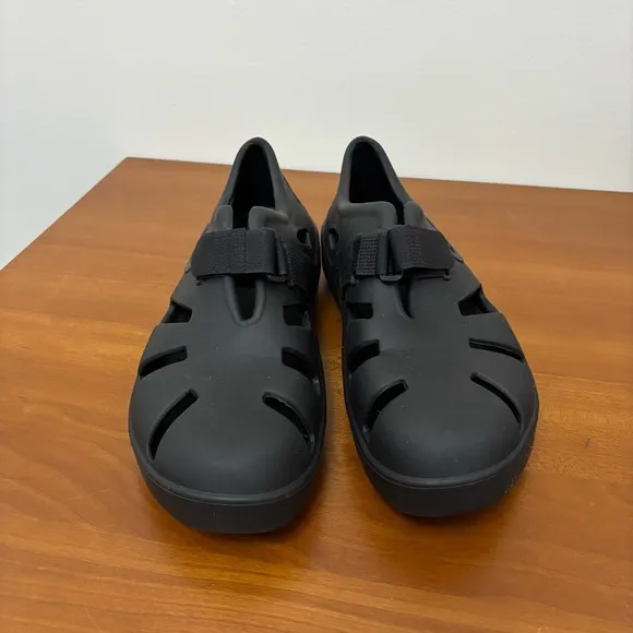 Oofos Oocandoo Recovery Sandals Fisherman Black Mens Size 11 Unisex