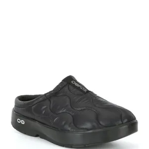 Oofos Oocoozie Thermo Mule NEW Mens Size 11.5 Black Casual Slip On Shoes $120