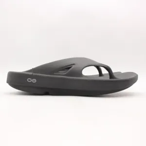 Oofos Oolala Men's 9 Women's 11 Recovery Flip Flop Thong Sandals Black