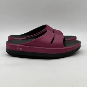 OOFOS OOmega OOahh Recovery Stacked  Sandals. Size 11