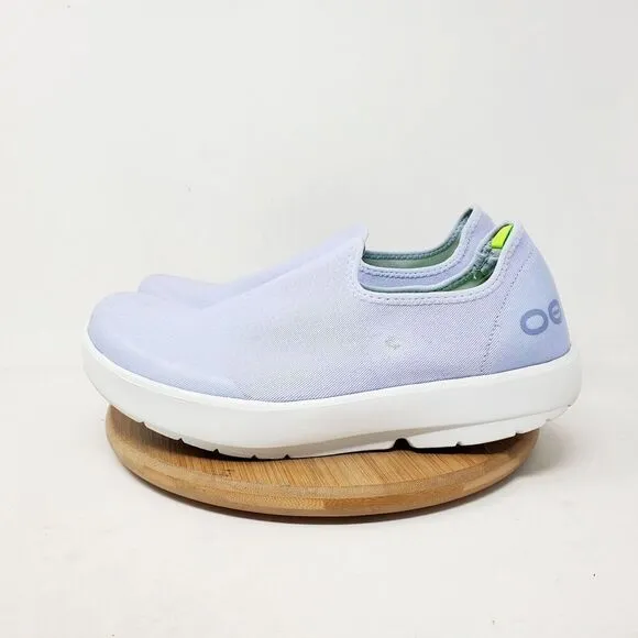 Oofos Oomg EeZee Low Shoes Womens 9 Light Purple Slip On Recovery Sport Shoes