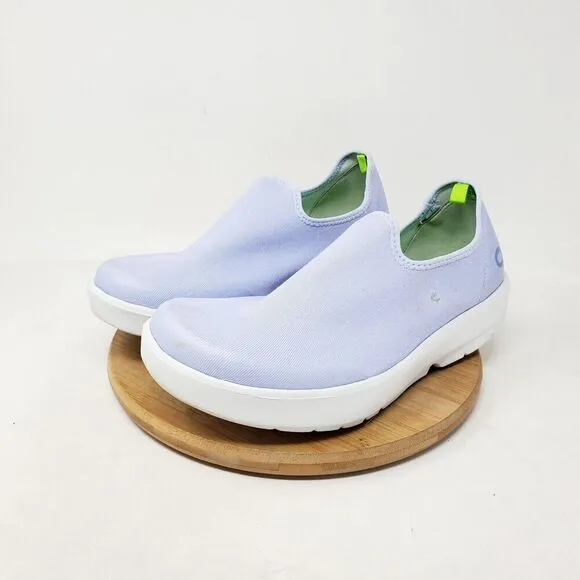 Oofos Oomg EeZee Low Shoes Womens 9 Light Purple Slip On Recovery Sport Shoes