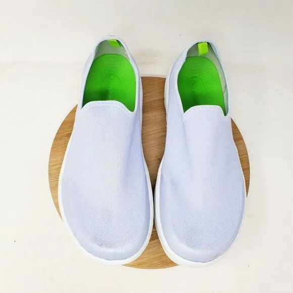 Oofos Oomg EeZee Low Shoes Womens 9 Light Purple Slip On Recovery Sport Shoes