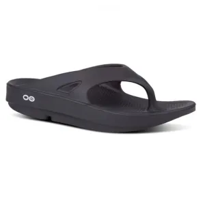 OOFOS OOriginal Recovery Flip Flop Sandals Black Unisex Size 8 Men 10 Wo…