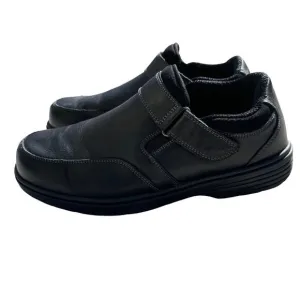OrthoFeet Zodiac Leather Casual Shoes Orthopedic 511 Black Mens‎ 10 X-Wide (4E)