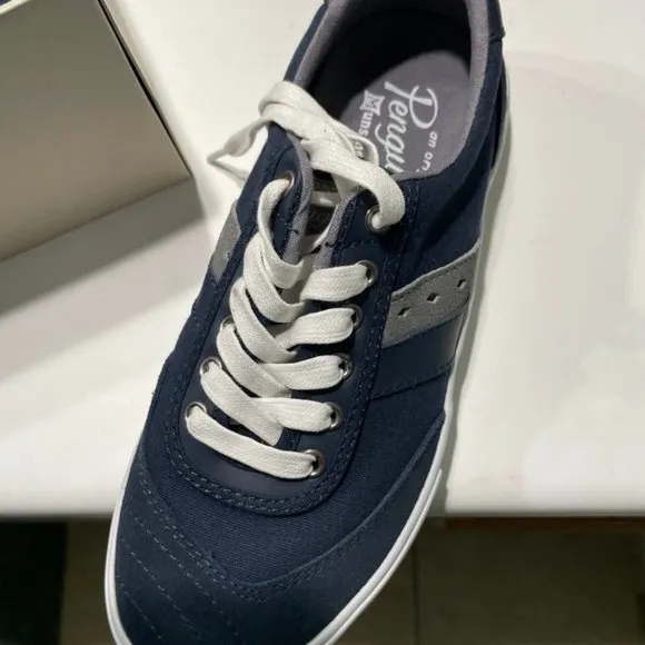 Penguin suede sneaker navy size 7