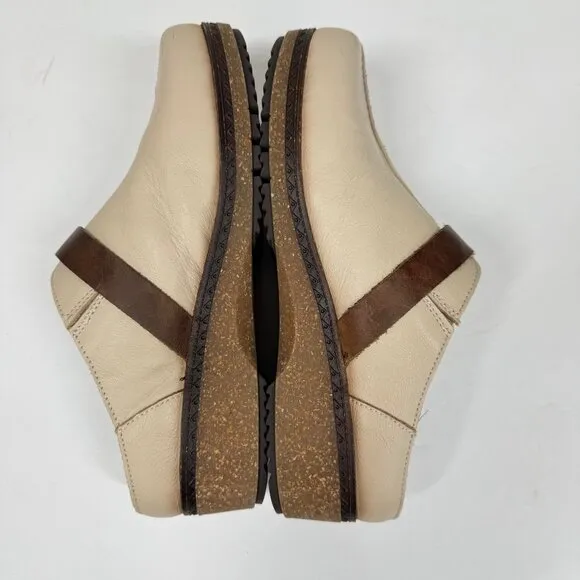 Pikolinos Granada Clogs Marfil Size 38 Cream Brown Comfort Shoes