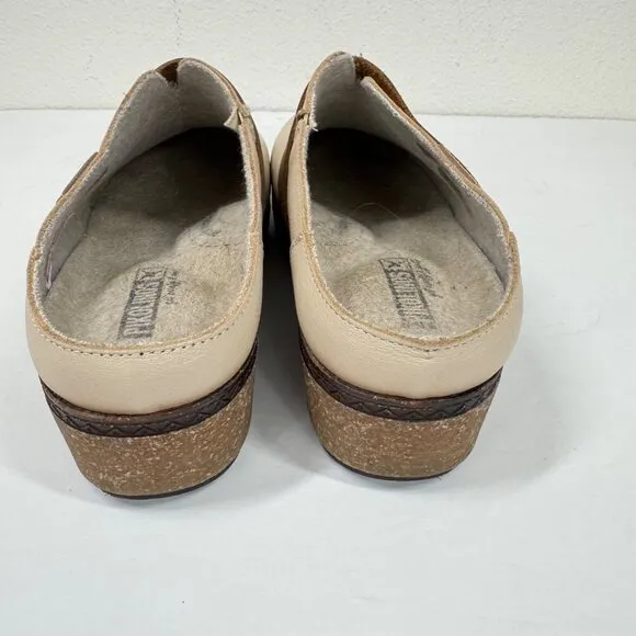 Pikolinos Granada Clogs Marfil Size 38 Cream Brown Comfort Shoes