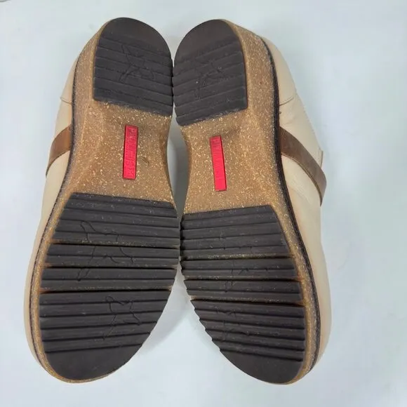 Pikolinos Granada Clogs Marfil Size 38 Cream Brown Comfort Shoes
