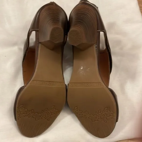 PIKOLINOS BROWN LEATHER SANDALS.  NEW