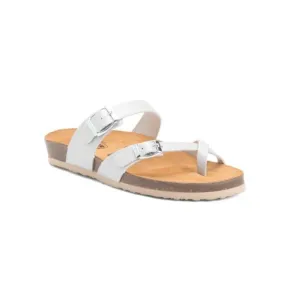 PLAKTON Silver Made In Spain Gelsa Comfort Footbed Sandals