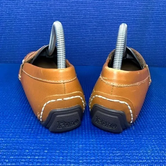 POLO RALPH LAUREN Kids-Boys Size 4.5 Brown Comfort School Shoes WENZHOU