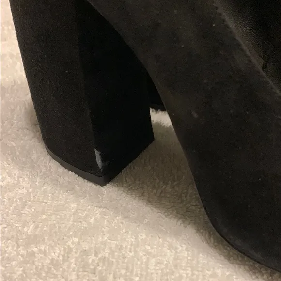 Prada Women's Black Suede Heels