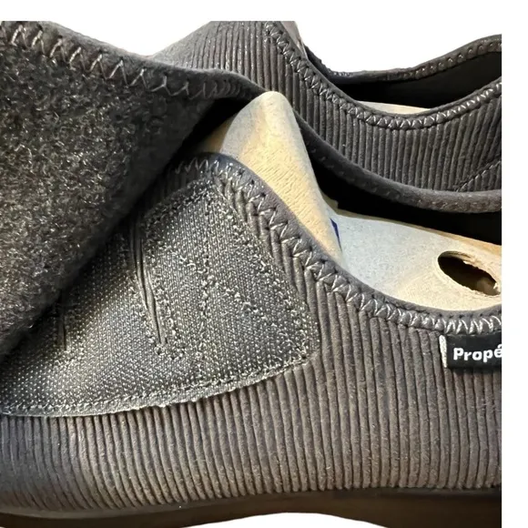 Propet Men's Cush N Foot Slippers Silver Comfort Shoes Size 11XX 5(E)