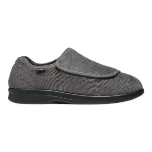 Propet Men's Cush N Foot Slippers Silver Comfort Shoes Size 11XX 5(E)