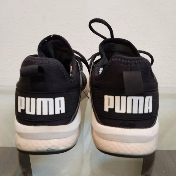 Puma Electron 2.0 Black Running Shoes Women's Size 7.5 Athletic Fitness Sneakers