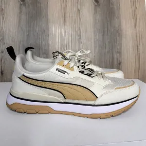 Puma R78 Trek Trainers Shoes Mens 12 Ivory Tan Pebble Athletic Casual Sneakers