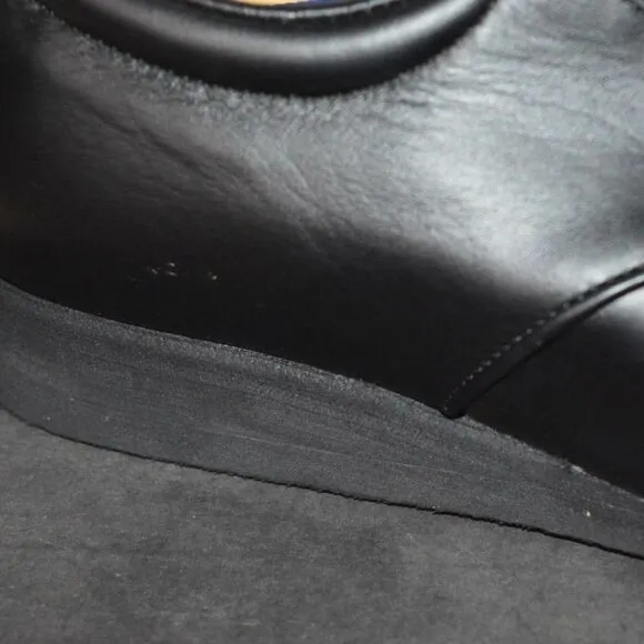 P.W.MINOR MISS CONTOUR Black Shoes