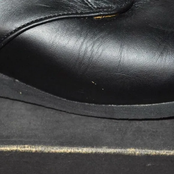 P.W.MINOR MISS CONTOUR Black Shoes