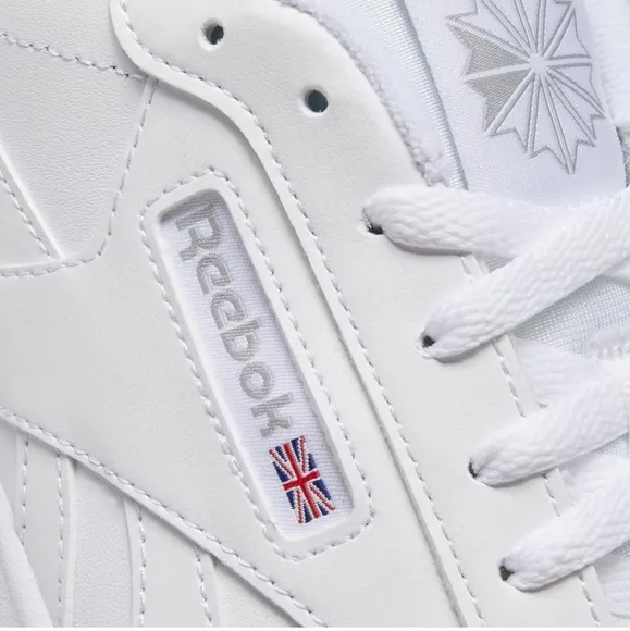 Reebok Club Memt White Gray Memory Foam Men Tennis Shoes Leather NIB