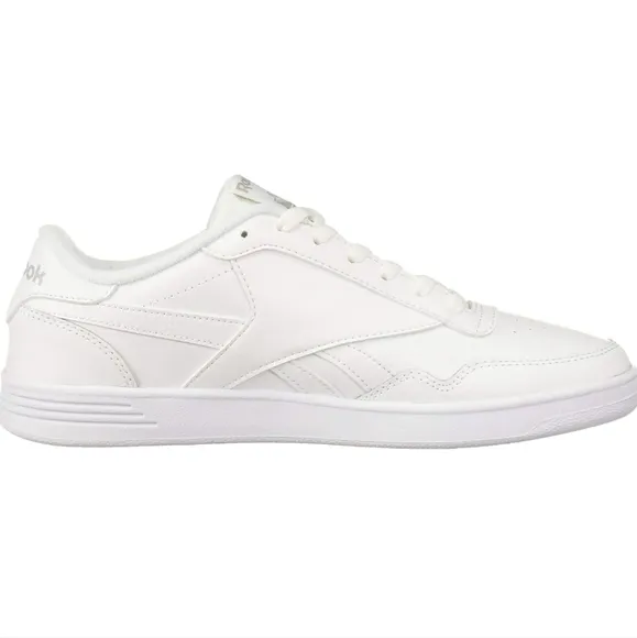Reebok Club Memt White Gray Memory Foam Tennis Shoes Leather NIB