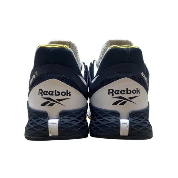 Reebok Men Navy/White Metasplit Sole Ropepro Nano X Training Shoes Size 10.5
