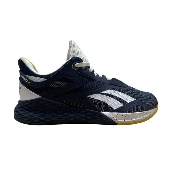 Reebok Men Navy/White Metasplit Sole Ropepro Nano X Training Shoes Size 10.5